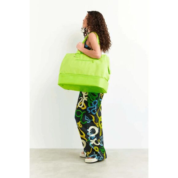 NWT BEIS Weekender bag in GREEN CITRON - Picture 8 of 9